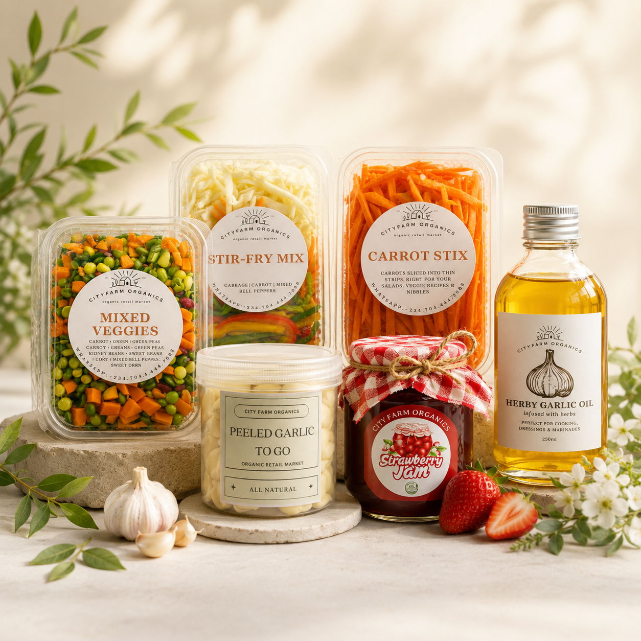 Organic food directly from the fields to your doorstep